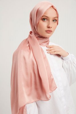 Berrak - Dusty Pink Janjanli Hijab