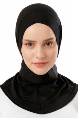 Ceren - Black Practical Viskos Hijab