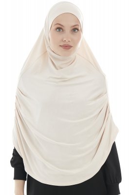 Roxelana - Beige Long Al Amira Hijab