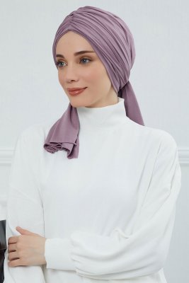 Amy - Lilac Cotton Turban
