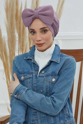Julia - Lilac Cotton Turban