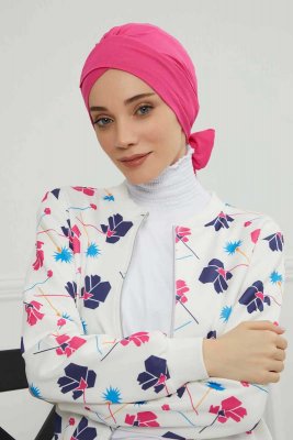 Ellie - Fuchsia Cotton Turban