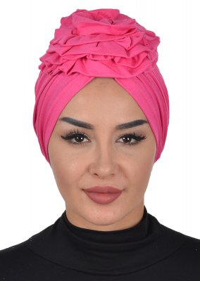 Kerstin - Fuchsia Cotton Turban - Ayse Turban