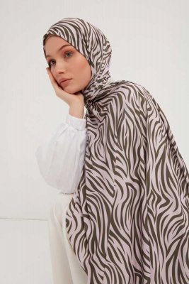 Hafiz - Beige Patterned Hijab