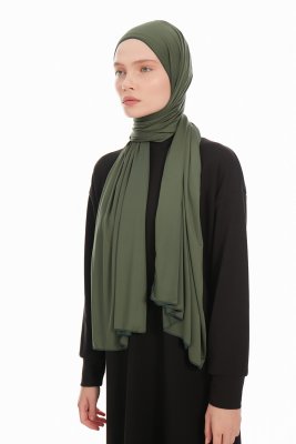 Farah - Khaki Jersey Hijab