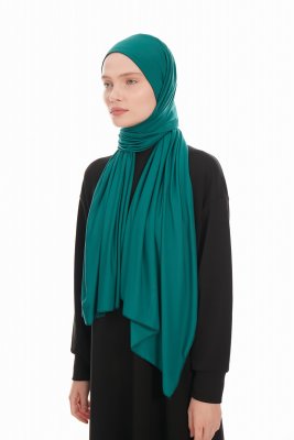 Farah - Dark Green Jersey Hijab