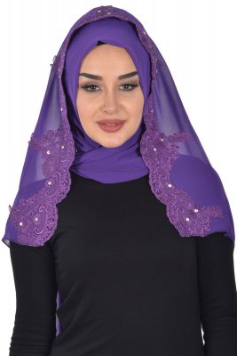 Helena - Purple Practical Hijab - Ayse Turban