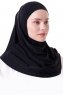 Esma - Black Amira Hijab - Firdevs