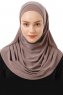 Esma - Light Taupe Amira Hijab - Firdevs