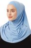 Esma - Light Blue Amira Hijab - Firdevs
