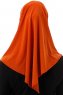 Esma - Orange Amira Hijab - Firdevs