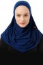 Esma - Light Navy Blue Amira Hijab - Firdevs