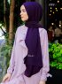 Emira - Dark Purple Hijab - Sal Evi