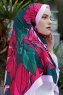 Ruby Patterned Twill Hijab - Sal Evi