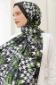 Forest Patterned Twill Hijab - Sal Evi