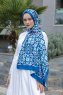 Spring Patterned Twill Hijab - Sal Evi