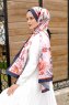 Honeysuckle Patterned Twill Hijab - Sal Evi