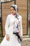 Garden Patterned Twill Hijab - Sal Evi