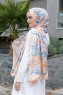 Tropic Patterned Twill Hijab - Sal Evi