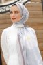 Daisy Patterned Twill Hijab - Sal Evi