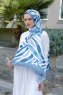 Clouds Patterned Twill Hijab - Sal Evi
