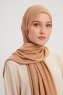 Sibel - Light Brown Jersey Hijab