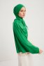 Sibel - Green Jersey Hijab