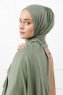 Sibel - Green Jersey Hijab