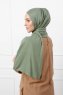 Sibel - Green Jersey Hijab