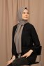 Yildiz - Dark Sand Crepe Chiffon Hijab