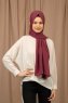 Yildiz - Plum Crepe Chiffon Hijab