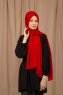 Yildiz - Red Crepe Chiffon Hijab