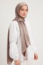 Berrak - Taupe Janjanli Hijab