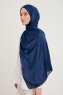Berrak - Navy Blue Janjanli Hijab