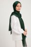 Berrak - Dark Green Janjanli Hijab