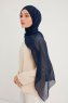 Afet - Navy Blue Comfort Hijab