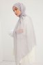 Afet - Light Grey Comfort Hijab
