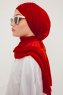 Afet - Red Comfort Hijab