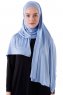Hanfendy - Light Blue Practical One Piece Hijab