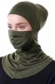 Damla - Khaki Ninja Hijab Mask Underscarf