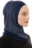 Babe Cross - Navy Blue One-Piece Al Amira Hijab