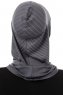 Babe Cross - Dark Grey One-Piece Al Amira Hijab