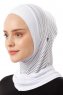Babe Plain - White One-Piece Al Amira Hijab