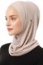 Babe Plain - Light Taupe One-Piece Al Amira Hijab