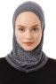 Silva Plain - Dark Grey One-Piece Al Amira Hijab