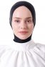 Elnara - Black Cross Hijab Underscarf