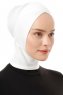 Elnara - White Cross Hijab Underscarf