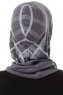 Ekose Plain - Dark Grey One-Piece Al Amira Hijab