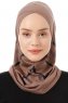 Ekose Cross - Dark Taupe One-Piece Al Amira Hijab