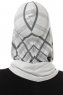 Ekose Cross - Light Grey One-Piece Al Amira Hijab